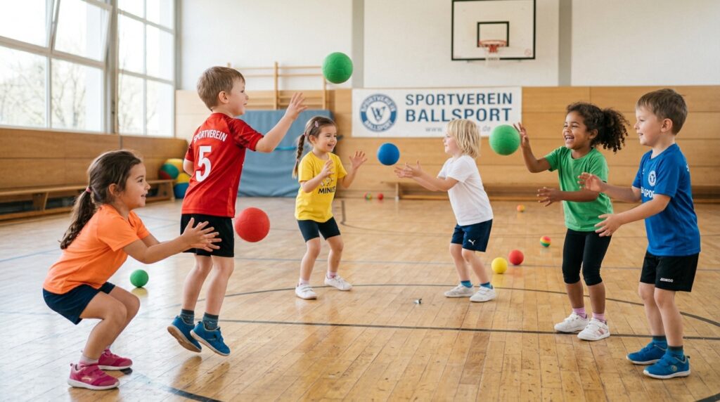 Ballsport (Handball für Kinder) beim TB Germania Neulußheim